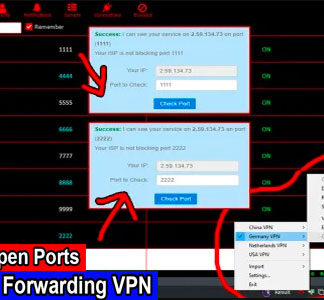 Open Ports Forwarding VPN