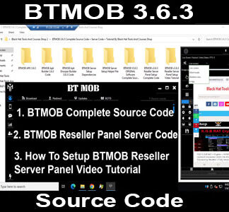BTMOB 3.6.3 Complete Source Code + Reseller Panel Server Code + Video Tutorial Complete Package